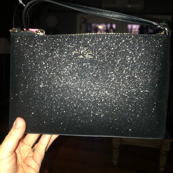 XSOLDX Kate Spade glitter crossbody bag + wallet - Picture 3 of 7